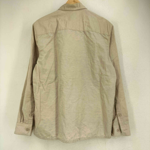 マッキントッシュフィロソフィー MACKINTOSH PHILOSOPHY リネン混 L/S オープンカラー サファリシャツ メンズ US:40