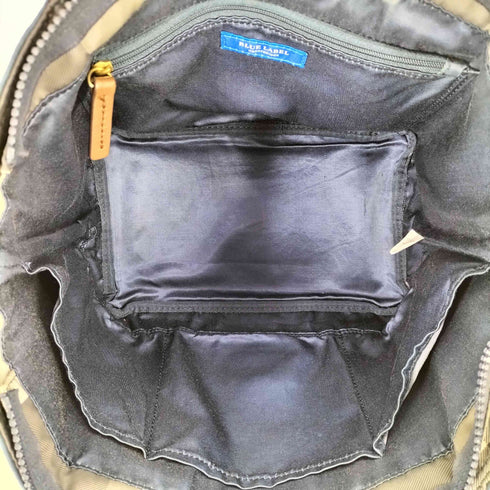 ブルーレーベルクレストブリッジ BLUE LABEL CRESTBRIDGE ハンドレザー チェック 舟型トートバッグ ハンドバック レディース