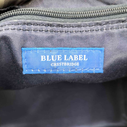 ブルーレーベルクレストブリッジ BLUE LABEL CRESTBRIDGE ハンドレザー チェック 舟型トートバッグ ハンドバック レディース