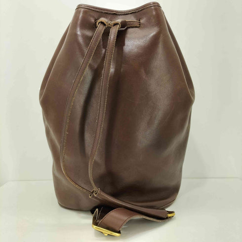 コーチ COACH OLD USA製 巾着 レザー ワンショルダー バッグ レディース