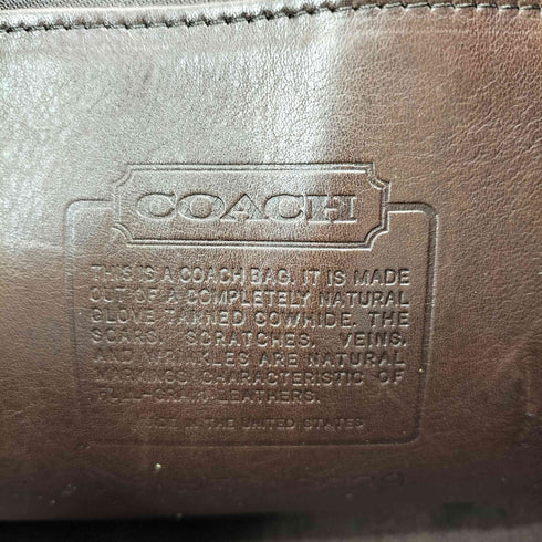 コーチ COACH OLD USA製 巾着 レザー ワンショルダー バッグ レディース