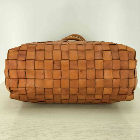 Ipa-Nima 裏地花柄 レザー ハンドバック トートバック レディース