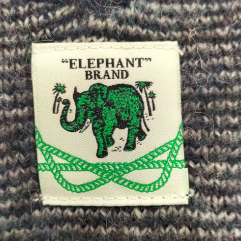 ELEPHANTBRAND ペイズリーデザイン アルパカ混 カーディガン メンズ JPN:M