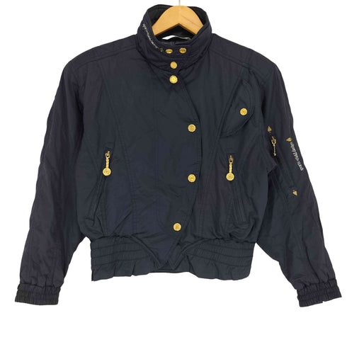 sports afield design スポーツ アフィールド デザイン スタンドカラー クロップド ブルゾン ジャケット レディース M