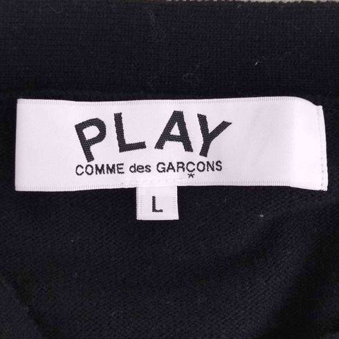 プレイコムデギャルソン PLAY COMME des GARCONS ウール100 カーディガン メンズ JPN:L
