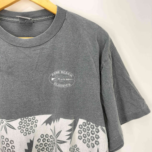 PBC 90s 1994コピーライト USA製 プリント シングルステッチ 後染め クルーネックTシャツ メンズ import:L