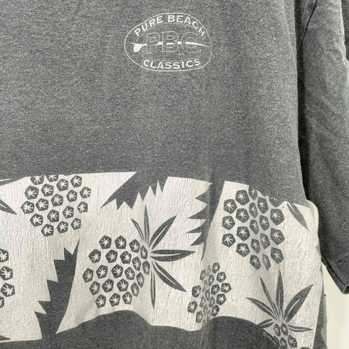 PBC 90s 1994コピーライト USA製 プリント シングルステッチ 後染め クルーネックTシャツ メンズ import:L