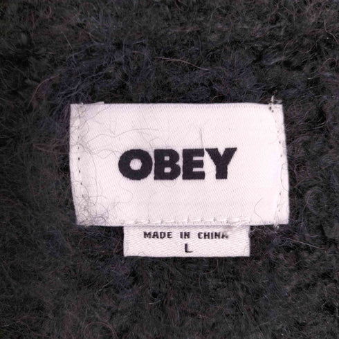 オベイ OBEY Patron Cardigan メンズ L