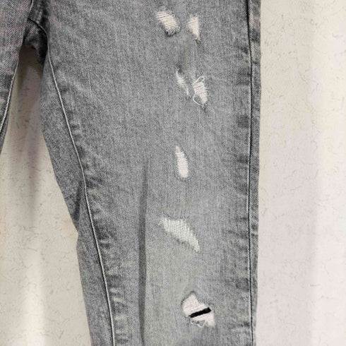 デンハム DENHAM LIZ ANKLE ダメージ加工 クロップドデニム レディース W25 L26
