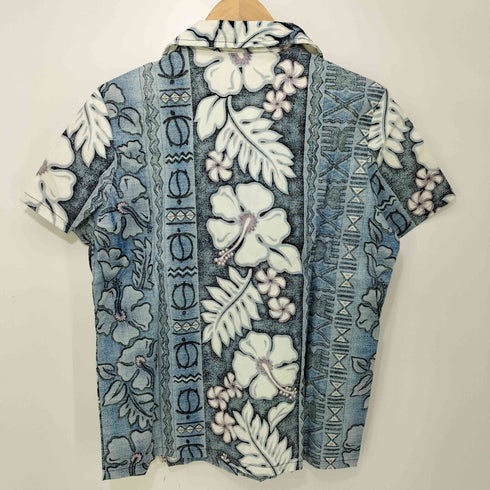 HILO HATTIE ヒロハッティ 00S HAWAII製 アロハシャツ レディース JPN:S