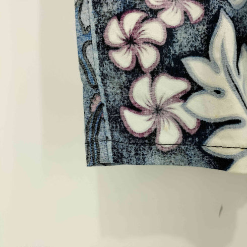 HILO HATTIE ヒロハッティ 00S HAWAII製 アロハシャツ レディース JPN:S