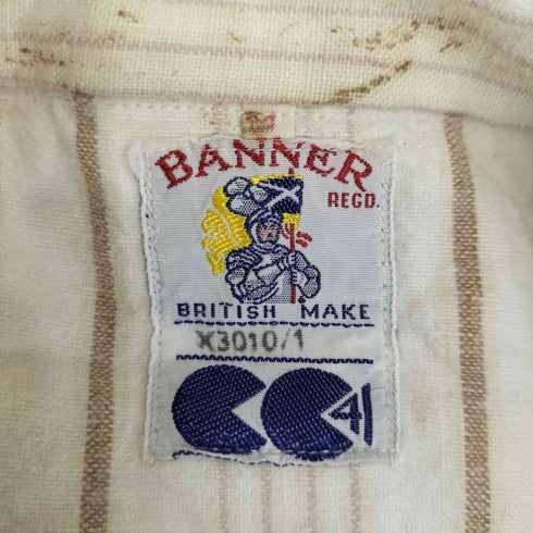 BANNER 40S CC41 プルオーバーストライプシャツ メンズ