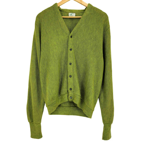 アイゾッドラコステ IZOD LACOSTE 80-90S USA製アクリルニットカーディガン メンズ import:XL