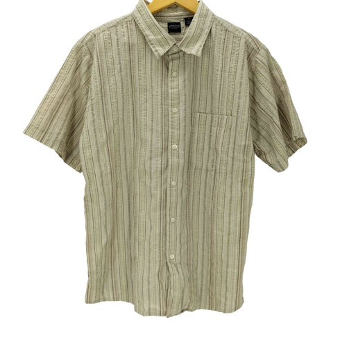 アロー ARROW 90~00s シアサッカー 半袖 シャツ ストライプ メンズ import:XXL