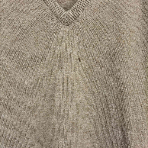ALAN PAINE 60-70S Vネックウールニットセーター メンズ FR:44
