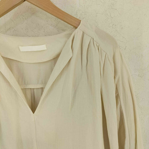 エヴァムエヴァ evam eva cotton tuck one-piece コットン タック ワンピース レディース M