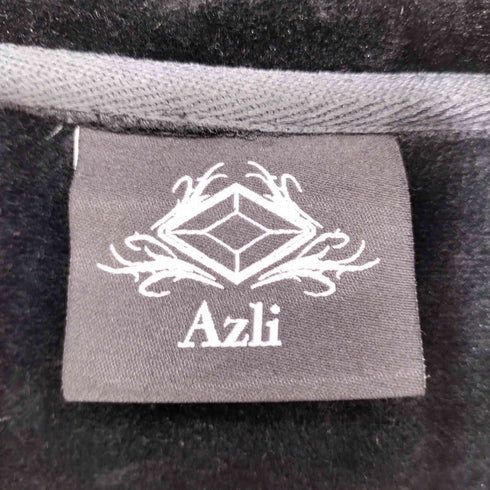 Azli ジュエリー装飾 クロップドパーカー ドローコード付き スウェット パンツ セットアップ メンズ JPN:L