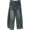 Fear Barwells ダメージ加工 バレルレッグ デニム パンツ レディース JPN:M