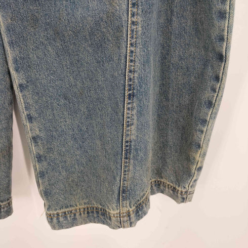 Fear Barwells ダメージ加工 バレルレッグ デニム パンツ レディース JPN:M
