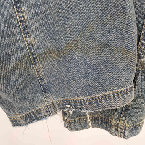 Fear Barwells ダメージ加工 バレルレッグ デニム パンツ レディース JPN:M
