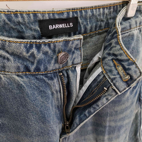 Fear Barwells ダメージ加工 バレルレッグ デニム パンツ レディース JPN:M