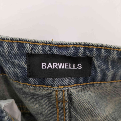 Fear Barwells ダメージ加工 バレルレッグ デニム パンツ レディース JPN:M