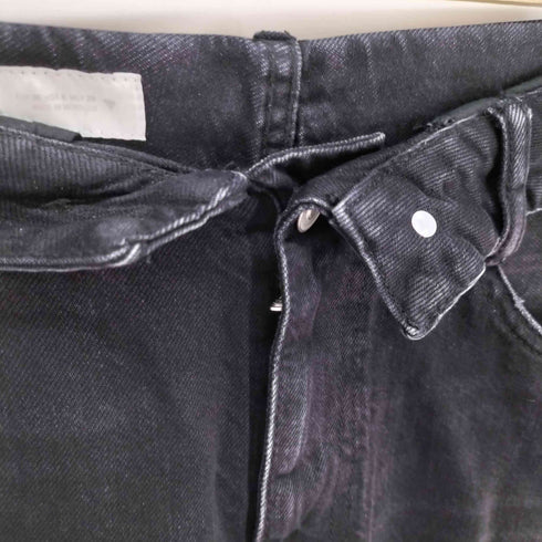 ザラ ZARA TRF ミッドライズ折り返しウエストデニムパンツ レディース EUR:36