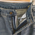 フリンジ加工 ワイド デニム パンツ レディース JPN:XL