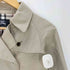 バーバリーロンドン BURBERRY LONDON 裏地ノバチェック ガンフラップ付き ダブル バルマカーン ステンカラー コート レディース