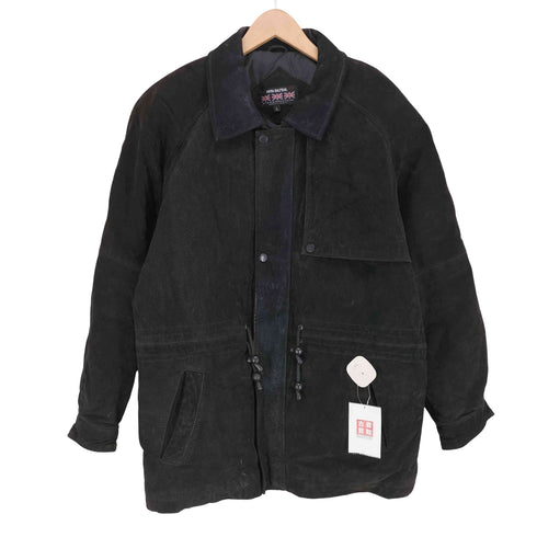 FIONA MACPHAIL pig skin ピッグスキン ガンパッチ付き レザージャケット メンズ JPN:L