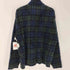 ギャップ Gap 90S OLD デカタグ チェック ボア フリース フルジップ ブルゾン ジャケット メンズ import:M