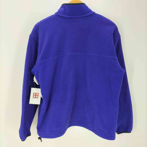 エルエルビーン L.L.Bean FREEPORT MAINE 80S OLD 筆記体ロゴ 前立てナイロン スナップT ボア フリース プルオーバー 裾ドローコード メンズ