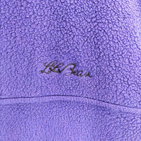 エルエルビーン L.L.Bean FREEPORT MAINE 80S OLD 筆記体ロゴ 前立てナイロン スナップT ボア フリース プルオーバー 裾ドローコード メンズ