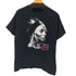 両面アーティストプリントTシャツ メンズ