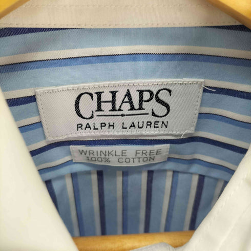 チャップスラルフローレン CHAPS RALPH LAUREN コットン ストライプシャツ メンズ
