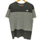 ザノースフェイス THE NORTH FACE ロゴ刺繍 ボーダー S/S Tシャツ メンズ import:XL