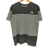 ザノースフェイス THE NORTH FACE ロゴ刺繍 ボーダー S/S Tシャツ メンズ import:XL