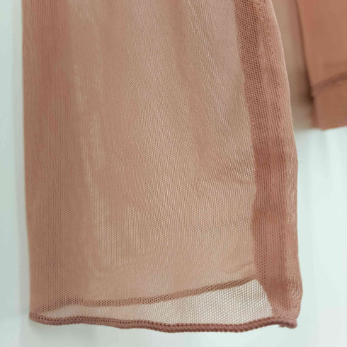 ユナイテッドアローズグリーンレーベルリラクシング UNITED ARROWS green label relaxing ハイメッシュ チュール ロングスリーブ プルオーバー レディース