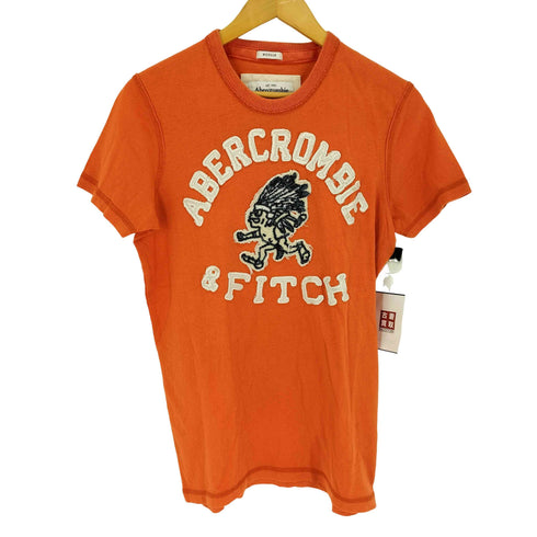 アバクロンビーアンドフィッチ Abercrombie & Fitch ワッペンデザイン カットソー メンズ import:S