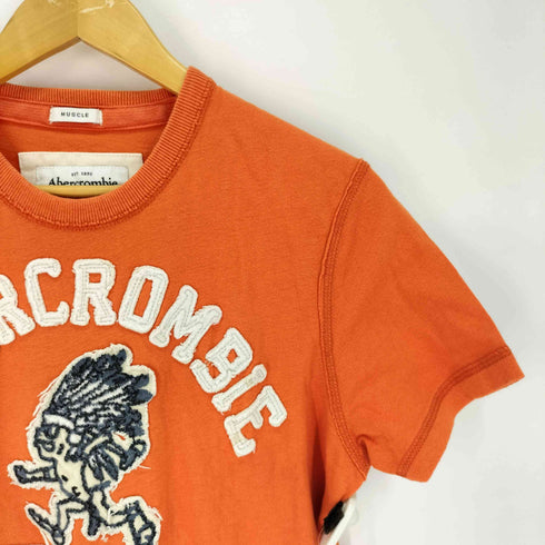 アバクロンビーアンドフィッチ Abercrombie & Fitch ワッペンデザイン カットソー メンズ import:S
