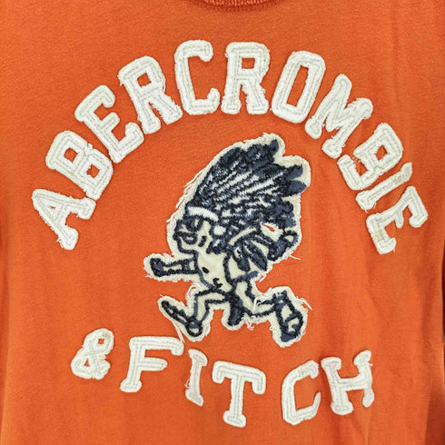 アバクロンビーアンドフィッチ Abercrombie & Fitch ワッペンデザイン カットソー メンズ import:S