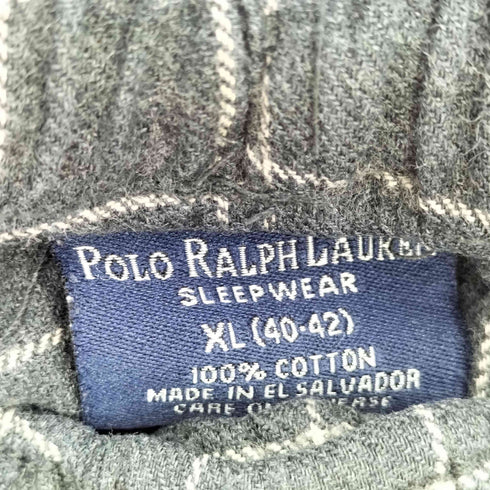 ポロラルフローレン POLO RALPH LAUREN SLEEPWEAR グラフチェック イージーパンツ メンズ XL(40-42)