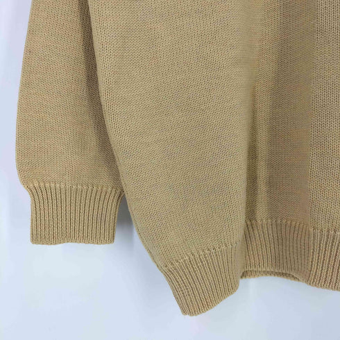 グランサッソ Gran Sasso イタリア製 ウール100% 畦編み ニット メンズ 7