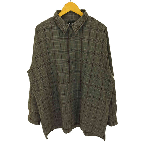 ビームス BEAMS 22AW チェック プルオーバ シャツ メンズ JPN:L