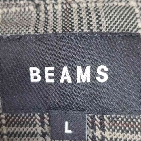 ビームス BEAMS 22AW チェック プルオーバ シャツ メンズ JPN:L