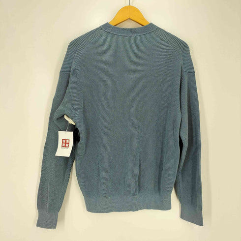 オーラリー AURALEE FLAT YARN RIB KNIT P/O メンズ 4