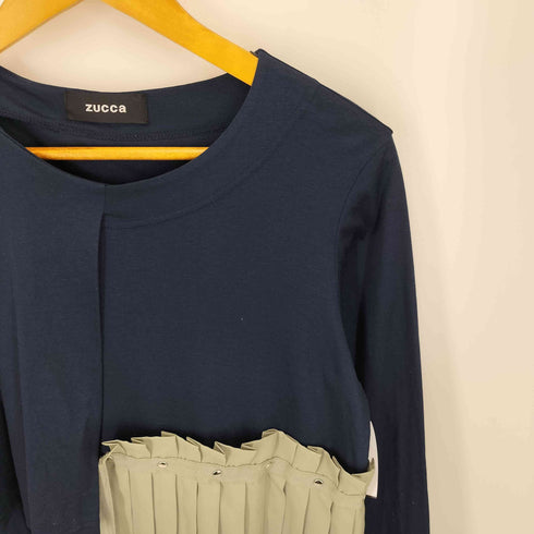 ズッカ ZUCCa シンメトリー プリーツ カットソー レディース JPN:M