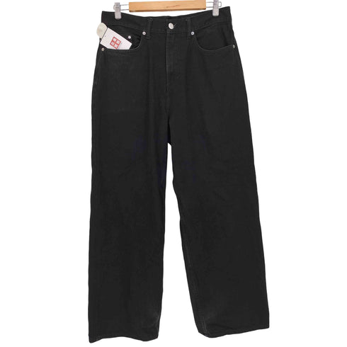 エイチアンドエム H&M BAGGY ブラック バギーデニムパンツ メンズ 31/30