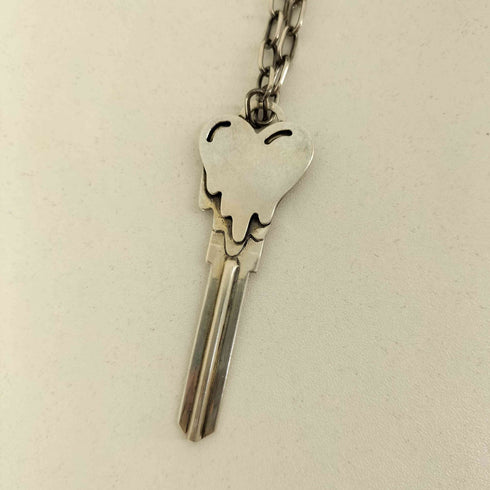 ジャムホームメイド JAM HOME MADE EMOTIONALLY UNAVAILABLE コラボ キーモチーフ シルバー 安全ピン チェーンネックレス メンズ