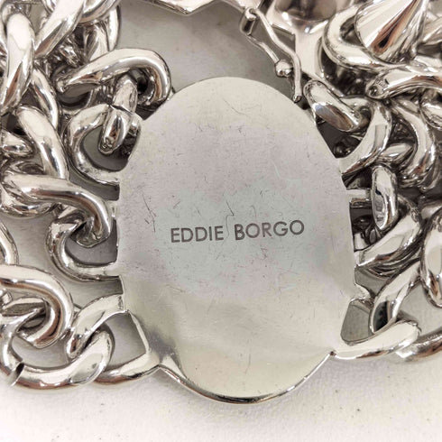 EDDIE BORGO スカルカメオ スターズ チェーン ブレスレット メンズ